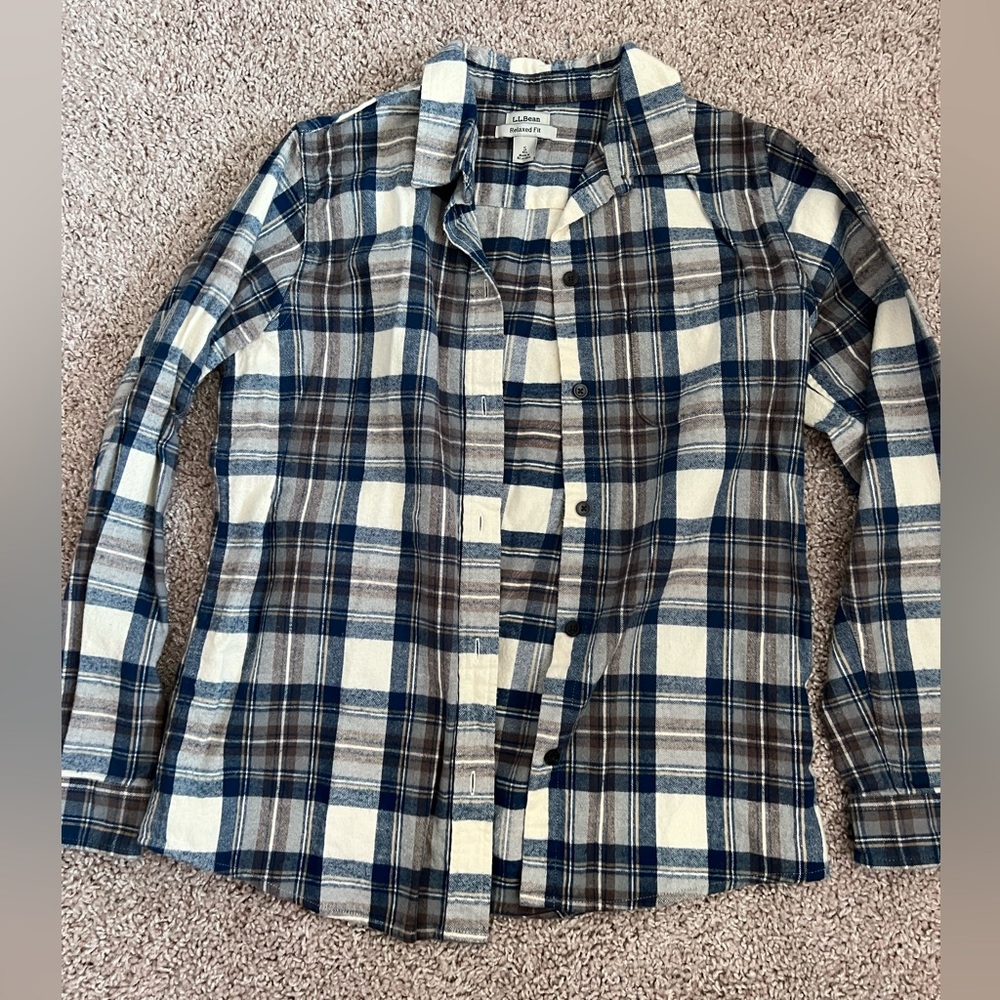 LL Bean flannel